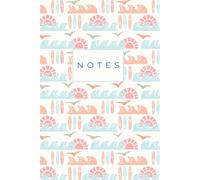 Surf and Waves Notebook: Dot Grid Journal with a Cream-Colored Interior, Inspired by Coastal Calm | (6 × 9 in, 120 Pages)