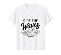 Surf Beach Graphic Surfer Gift Coastal Surfing Lover Maglietta