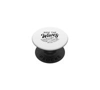 Surf Beach Graphic Surfer Gift Coastal Surfing Lover PopSockets PopGrip Adesivo