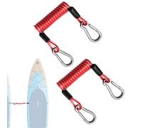 Surf Board Rope - Heavy-Duty Elastic Connector with Carabiner