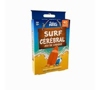 Surf Cerebral - Gioco di logica con sfide soleggiate per scappare - 40 sfide rigenerabili - Difficoltà crescente - a partire dai 12 anni - Feltro cancellabile incluso