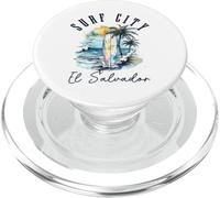 Surf City El Salvador Vintage Spiaggia Surf Surfer PopSockets PopGrip per MagSafe