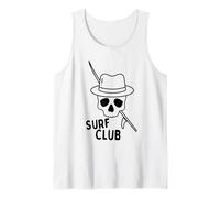 Surf Club Summer Time Beach Board Skull Canotta