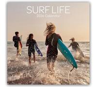 Surf Life - Surfen - Surfing 2026 - 16-Monatskalender: Original The Gifted Stationery Co. Ltd [Mehrsprachig] [Kalender]