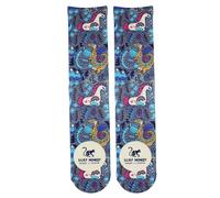 Surf Monkey Calzini sportivi per uomo e donna, medio-alti, taglie 36-40 | 41-46, Fantasy., S-M