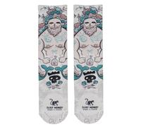 Surf Monkey Calzini sportivi per uomo e donna, medio-alti, taglie 36-40 | 41-46, S-M