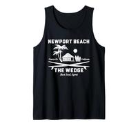 Surf Newport Beach The Wedge Orange County California Art Canotta