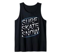 Surf Skate Snow - Boarder’s Word Graphic Tee Canotta