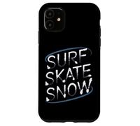 Surf Skate Snow - Boarder’s Word Graphic Tee Custodia per iPhone 11