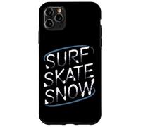 Surf Skate Snow - Boarder’s Word Graphic Tee Custodia per iPhone 11 Pro Max