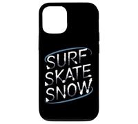 Surf Skate Snow - Boarder’s Word Graphic Tee Custodia per iPhone 12/12 Pro