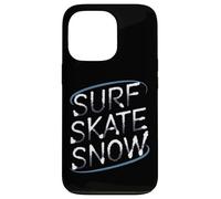 Surf Skate Snow - Boarder’s Word Graphic Tee Custodia per iPhone 13 Pro