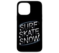 Surf Skate Snow - Boarder’s Word Graphic Tee Custodia per iPhone 13 Pro Max