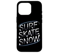 Surf Skate Snow - Boarder’s Word Graphic Tee Custodia per iPhone 16 Pro
