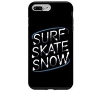 Surf Skate Snow - Boarder’s Word Graphic Tee Custodia per iPhone 7 Plus/8 Plus