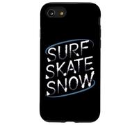 Surf Skate Snow - Boarder’s Word Graphic Tee Custodia per iPhone SE (2020) / 7 / 8