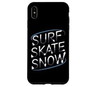 Surf Skate Snow - Boarder’s Word Graphic Tee Custodia per iPhone XS Max