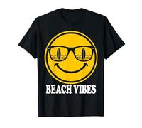 Surf Smile Occhiali da Sole Beach Vibes Summer Surf Happy Face Maglietta