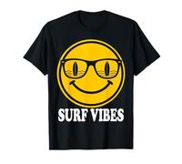 Surf Smile Occhiali da Sole Surf Vibes Beach Summer Happy Face Maglietta