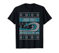 Surf Ugly Christmas Sweater-Style Printed Jumper Sweatshirt Maglietta