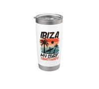 Surf vicino a Ibiza Bicchiere termico in acciaio inox doppia parete