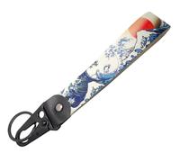 Surf Wave Lanyard Nylon JDM Portachiavi - Portachiavi Auto Accessori Kanagawa Lanyard Keychain