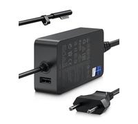 Surface - Cavo di ricarica da 65 W, 15 V, 4 A, per Microsoft Surface Pro/Laptop/Go