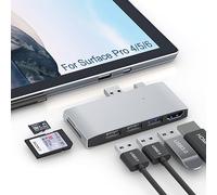 Surface Pro 6/5/4 Docking Station Hub USB 3.0 4K HDMI Hub Adapter, lettore di schede di memoria SD e TF/Micro SD, convertitore porta HDMI 4K a 30Hz, accessori per Microsoft Surface Pro 6/5/4
