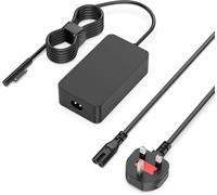 Surface Pro Charger, 44 W 15 V 2,58 A Microsoft Surface Charger compatibile con Surface Pro 6/5/4/3, Surface Laptop 2/1, Laptop Studio, Surface Go, Surface Book Surface Book (con una porta di ricarica