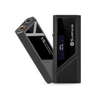 Surfans X10 - Amplificatore portatile per cuffie DAC, adattatore audio USB-C Hi-Res con ES9028Q2M + ES9603Q, uscita bilanciata 522mW, PCM 384kHz/32bit DSD256, 3,5 mm e 4,4 mm, per Android/iOS/PC/Mac