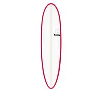 Surfboard torq epoxy tet 7.6 funboard Red rail Mini malibu