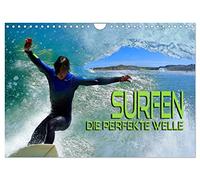 Surfen - die perfekte Welle (Wandkalender 2026 DIN A4 quer), CALVENDO Monatskalender: Atemberaubende Bilder aus der Welt des Surfsports