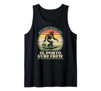 Surfer Bigfoot Manhattan Beach South bay The Porto Surf Crew Canotta