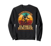 Surfer Bigfoot Manhattan Beach South bay The Porto Surf Crew Felpa
