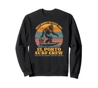 Surfer Bigfoot Manhattan Beach South bay The Porto Surf Crew Felpa