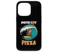 Surfer Boy Per Chi Ama Surf E Mangiare Pizze Estate Custodia per iPhone 13 Pro