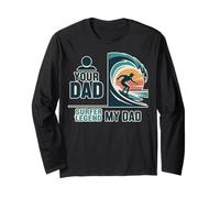 Surfer Legend My Dad Fun Dads Who Surf Maglia a Manica