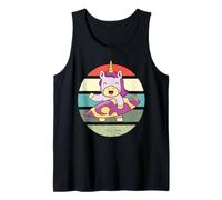 Surfer Unicorn Magic Surf Beach Fun Fantasy Vibrazioni Canotta