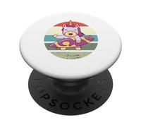 Surfer Unicorn Magic Surf Beach Fun Fantasy Vibrazioni PopSockets PopGrip Adesivo
