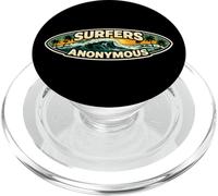Surfers Anonymous Addicted To Surf Amante Surf Joke Citazione PopSockets PopGrip per MagSafe