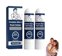 Surfgow Inhalator, Surfgow Vital Nose Stick, Senti il tuo potere tornare più forte, ripristina energia e vitalità, ingredienti naturali delicati e non irritanti (2pcs)