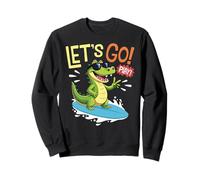 Surfing Crocodile Funny Animal Lover Cool Kids, Alligator Felpa