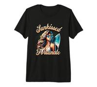 Surfing Fortune Spiaggia Ragazza Estate Maglietta Premium