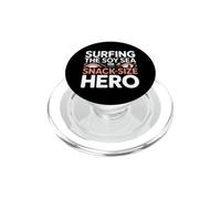 Surfing the soy sea, snack-size hero. Cute Sushi PopSockets PopGrip per MagSafe