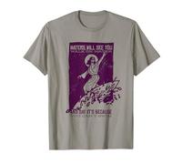 Surfista Gesù con mano in metallo gg. Hater motivazione per il successo Maglietta