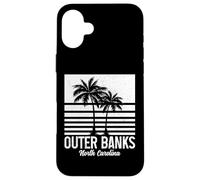 Surfista retrò di Outer Banks, North Carolina Beach Custodia per iPhone 16 Plus