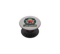 Surfista retrò, Honolulu, Hawaii PopSockets PopGrip Adesivo