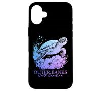 Surfista tartarughe marine Carolina del Nord di Outer Banks Custodia per iPhone 16 Plus