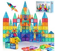 SURFOU Costruzioni Magnetiche 58 Pezzi, Blocchi da Costruzione Giocattoli Educativi STEM Montessori per Bambini 3-7 Anni, Giochi Educativi Creativi, Regalo Perfetto Ragazzi e Ragazze