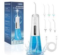 SURFOU Idropulsore Dentale Portatile Idrogetto per Pulizia Denti Oral, Professionale Elettrico Water Flosser Irrigatore Orale Doccia con Pulitore Getto Acqua, Idropulsore da Viaggio Idropulitore